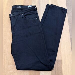 AG Women’s Prima Cigarette Leg Black Jeans